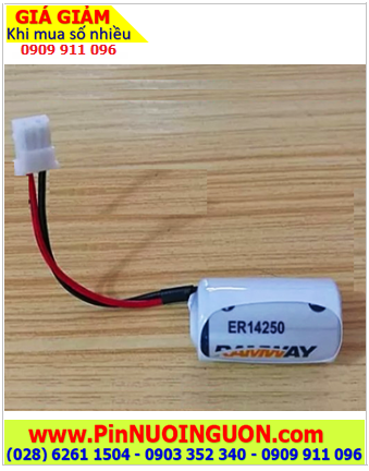 RAMWAY ER14250; Pin Lập trình KTS DELTA Ramway ER14250 lithium 3.5v 1/2AA 1200mAh (ZẮC CẮM)